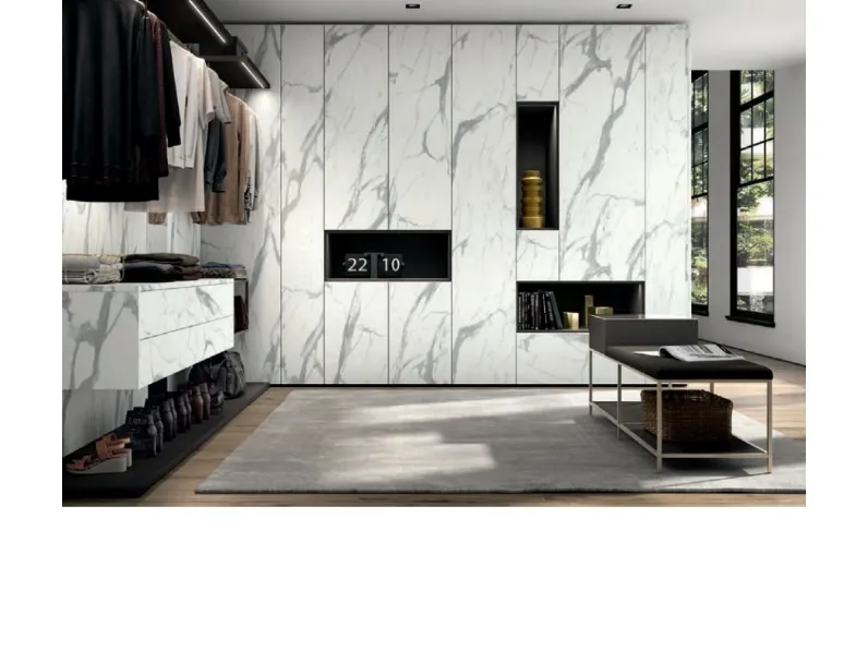 Armadio di Md work modello Stone luxury in legno con sconto -42%