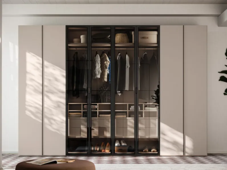 ARMADIO Vetro di Orme in OFFERTA OUTLET