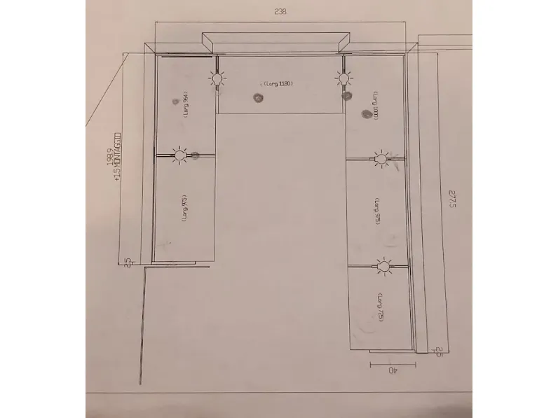 Armadio con cabina armadio moderno Cabina armadio Caccaro a prezzo scontato