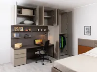 Armadio ante battenti in laccato opaco Armadio wide ponte outlet di Diotti.com