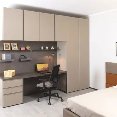 Armadio ante battenti in laccato opaco Armadio wide ponte outlet di Diotti.com