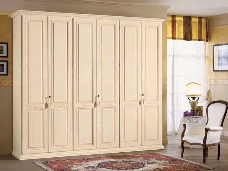 Armadio in laccato opaco Michelangelo a marchio Euro design scontato -33%