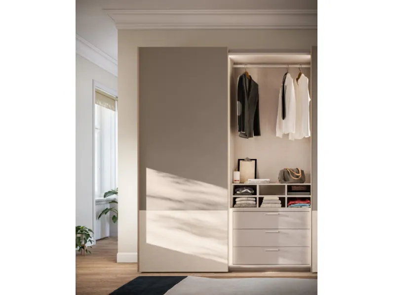 Armadio con ante scorrevoli design 044 Orme a prezzo ribassato