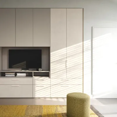 Armadio Liscio con maniglia m15 Orme con ante battenti SCONTATO a PREZZI OUTLET