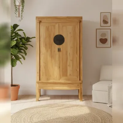 Armadio scontato 31% modello Armadio oriente teak di Outlet etnico