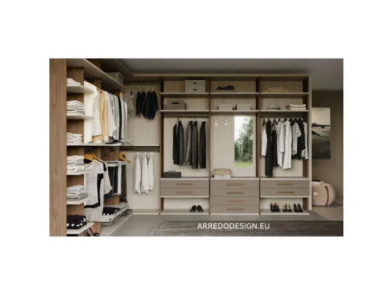 Armadio Cabina  San martino mobili a senza ante in Offerta Outlet