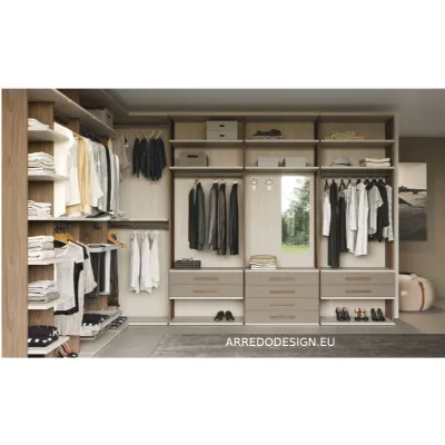 Armadio con cabina armadio modello Cabina  scontato del 30%