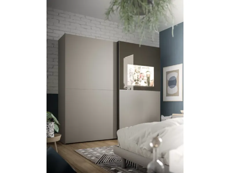 Armadio in laminato materico Gala a marchio Santalucia scontato -40%