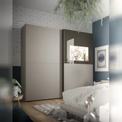 Armadio in laminato materico Gala a marchio Santalucia scontato -40%