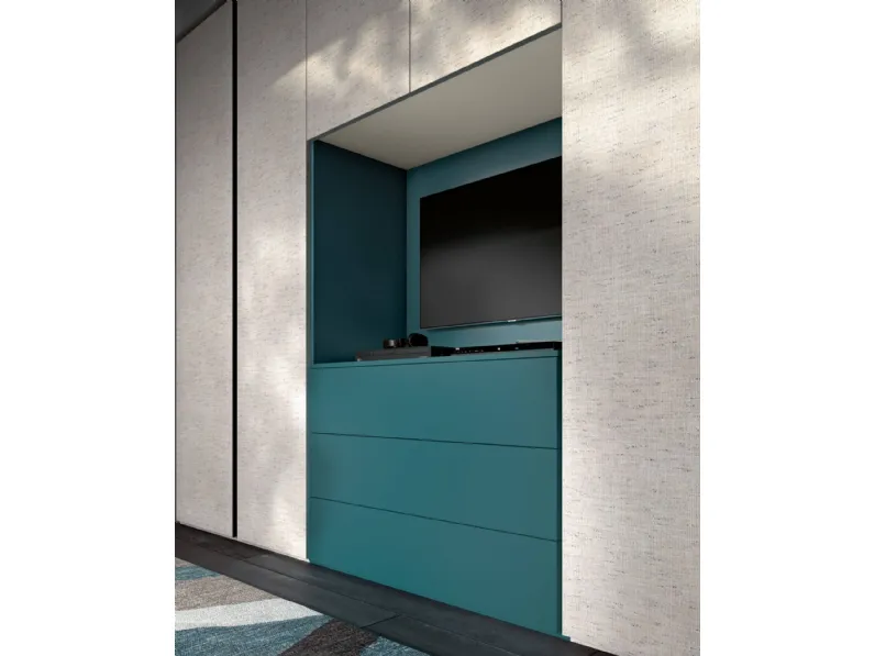 Armadio in laminato materico Power 21 a marchio Zg mobili scontato -40%