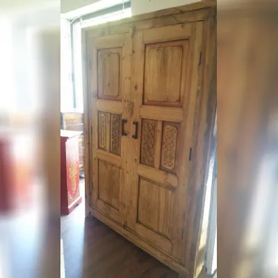 armadio grande etnico swat afganistan pezzo unico in offerta in legno di cedro naturale 