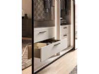 Armadio Febe e frame night 30 realizzato in laccato opaco di Orme scontato -34%