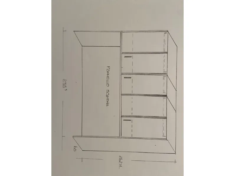 Armadio Fratelli elli modello Paro telaio A PREZZO SCONTATO