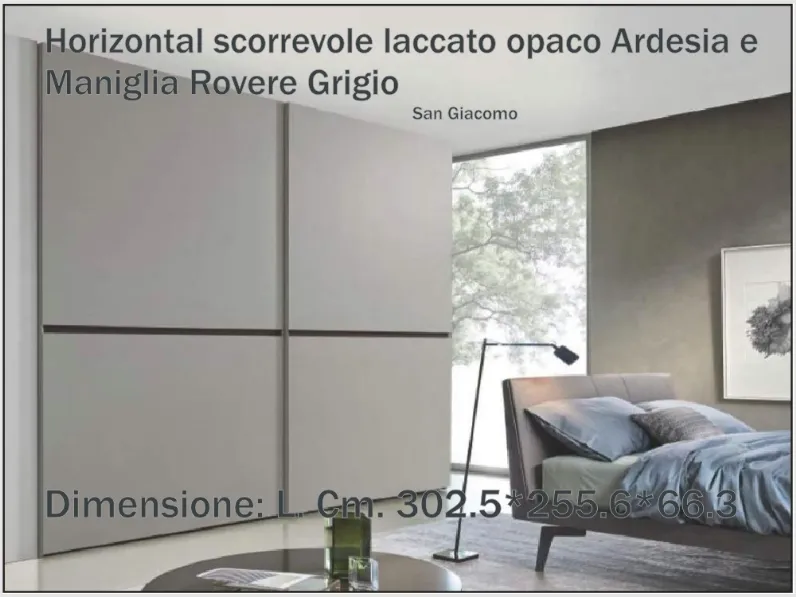 Armadio Horizontal Sangiacomo a due ante a prezzo Outlet