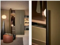 Armadio Cornice pelle sintetica Pianca con ante battenti SCONTATO a PREZZI OUTLET