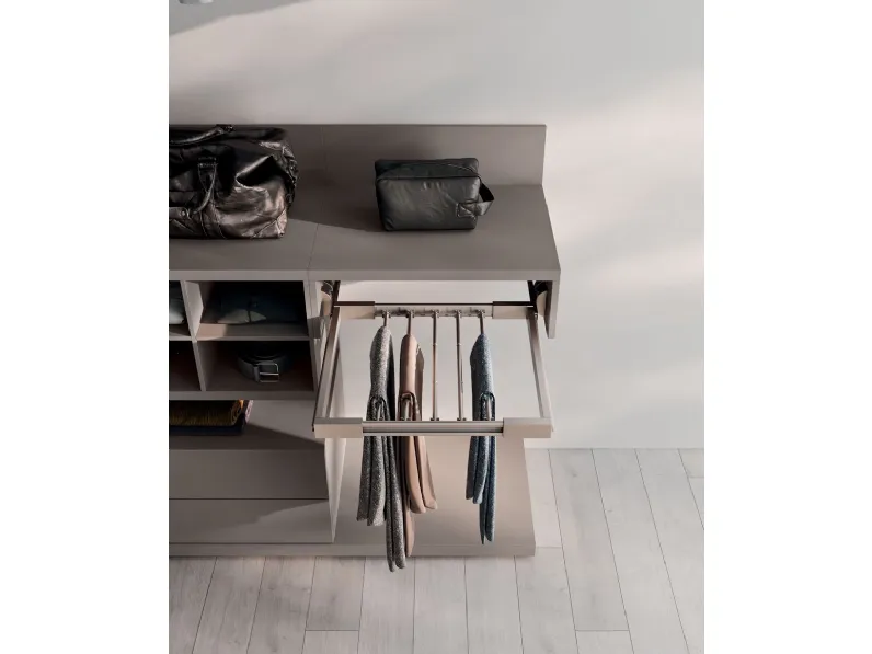 Armadio cabina armadio in laminato materico Cabina night collection 08 di Homes