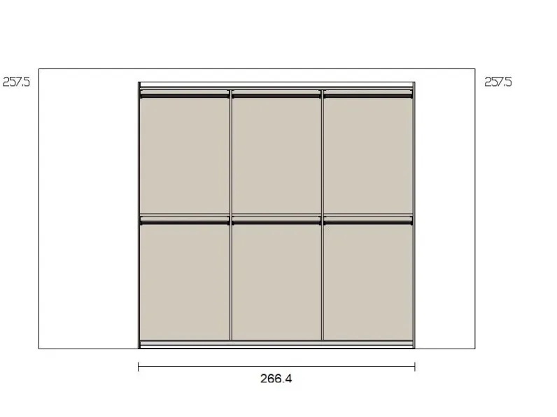 Armadio di Moretti compact modello Armadio room 01 in laminato opaco con sconto -30%