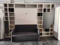 Armadio ante battenti in laminato opaco Petto a scomparsa di Siloma