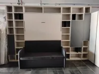 Armadio ante battenti in laminato opaco Petto a scomparsa di Siloma