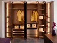 Armadio Utah pacific outlet realizzato in legno di Diotti.com scontato -55%