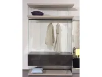 Armadio con cabina armadio a prezzo scontato modello Air walk in closet di Lago 