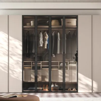 Armadio ante battenti in vetro Daly di Orme