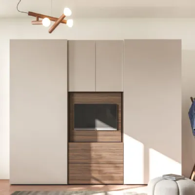 Armadio moderno Liscia + visual 40 di Orme a PREZZO OUTLET -30%