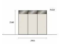 Armadio Logic realizzato in laminato opaco di Marka scontato -25%