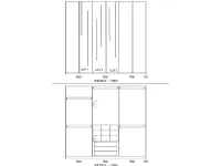 Armadio Lux Veneran con ante battenti SCONTATO a PREZZI OUTLET