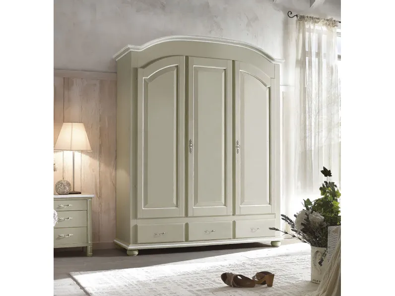 Armadio in legno Mobilike ml a/0123 a marchio Artigianale scontato -35%