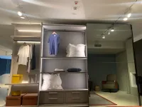 Progetta interni con l'armadio design Mod. Crystal + walk in closet Novamobili a prezzi outlet -50%!