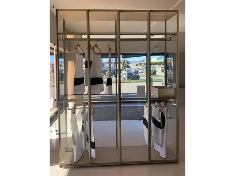 Armadio di Porro modello Air iron in vetro con sconto -50%