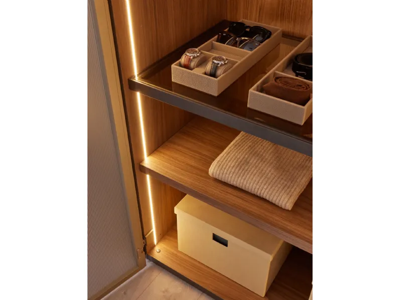 Armadio moderno Arctic wide outlet Diotti.com con un ribasso imperdibile