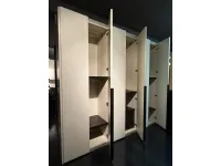 Armadio Armadio laccato bianco onda Artigianale con ante battenti SCONTATO a PREZZI OUTLET