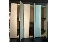 Armadio Armadio laccato bianco onda Artigianale con ante battenti SCONTATO a PREZZI OUTLET