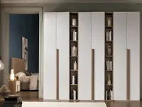 Armadio con ante battenti modello Armadio mod.abaco a 6 ante con librerie scontato del 50%