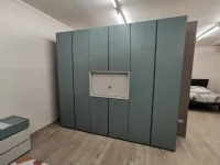 Armadio Brio con porta tv Tagliabue mobili a sei ante a prezzo Outlet