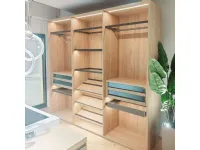 Armadio Cabina armadio outlet realizzato in legno di Colombini casa scontato -71%