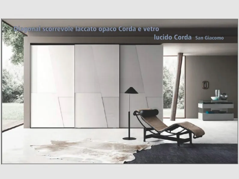 Armadio moderno Diagonal  Sangiacomo con uno sconto del 21%