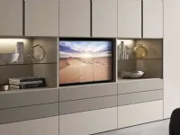 Armadio ante battenti in laminato opaco Duepuntocinque vani di Ime arredamenti