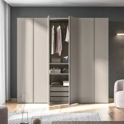 Armadio moderno Easy golaMarkacon un ribasso imperdibile