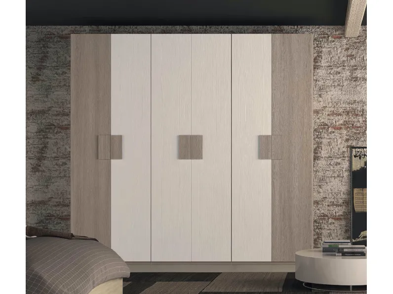 Armadio Eston Collezione esclusiva con ante battenti SCONTATO a PREZZI OUTLET