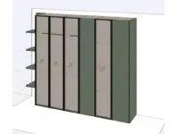 Armadio moderno Foglia Battistella PREZZI OUTLET