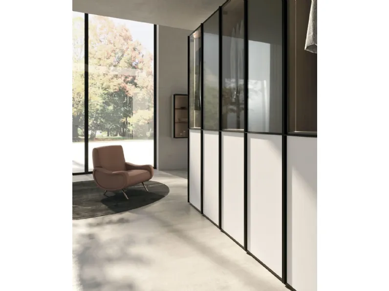 Armadio Glass 3 Orme con ante battenti SCONTATO a PREZZI OUTLET