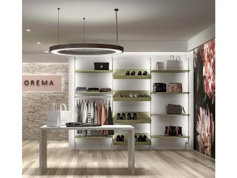 Armadio in laminato materico Metal cabina a marchio Zg mobili scontato -30%