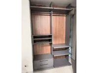 Armadio cabina armadio in laminato materico Poker 2 di Alf da fre