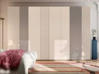 Armadio Smart nobilitato realizzato in laminato opaco di Lago scontato -21%