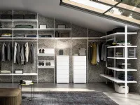 Armadio con cabina armadio modello System metal 10 scontato del 40%