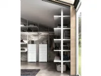 Armadio con cabina armadio modello System metal 10 scontato del 40%