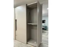 Armadio Visual vertigo realizzato in laminato opaco di Orme scontato -52%